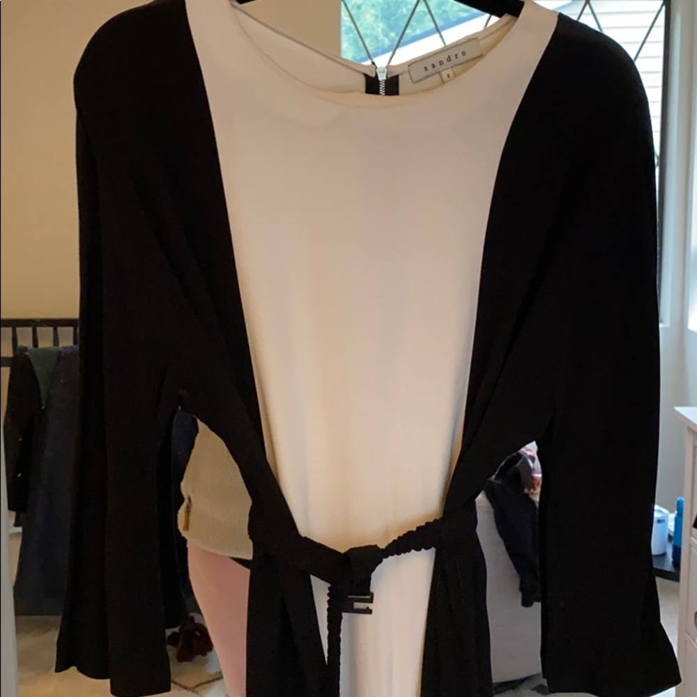 Sandro Colorblock Dress